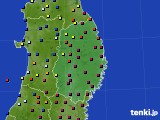 岩手県のアメダス実況(日照時間)(2017年04月30日)