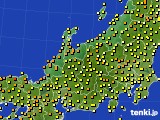 2017年04月30日の北陸地方のアメダス(気温)