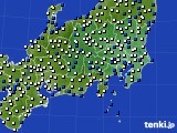 関東・甲信地方のアメダス実況(風向・風速)(2017年04月30日)