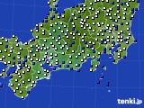 東海地方のアメダス実況(風向・風速)(2017年04月30日)