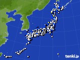 2017年04月30日のアメダス(風向・風速)