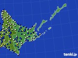 道東のアメダス実況(風向・風速)(2017年04月30日)