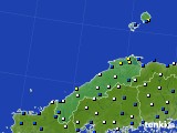 島根県のアメダス実況(風向・風速)(2017年04月30日)