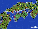 四国地方のアメダス実況(日照時間)(2017年05月01日)