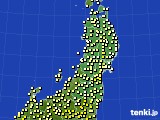 東北地方のアメダス実況(気温)(2017年05月02日)