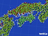 四国地方のアメダス実況(日照時間)(2017年05月03日)