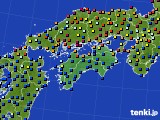 四国地方のアメダス実況(日照時間)(2017年05月04日)