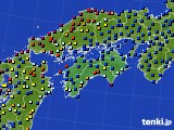 四国地方のアメダス実況(日照時間)(2017年05月06日)