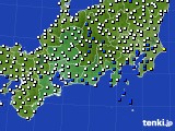 2017年05月06日の東海地方のアメダス(風向・風速)
