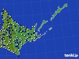 道東のアメダス実況(風向・風速)(2017年05月06日)