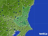 茨城県のアメダス実況(風向・風速)(2017年05月07日)