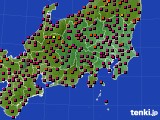 関東・甲信地方のアメダス実況(日照時間)(2017年05月08日)