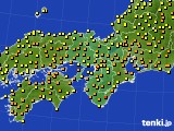 近畿地方のアメダス実況(気温)(2017年05月08日)