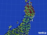 東北地方のアメダス実況(日照時間)(2017年05月09日)