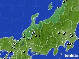 北陸地方のアメダス実況(降水量)(2017年05月10日)