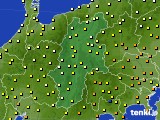 長野県のアメダス実況(気温)(2017年05月11日)