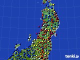 東北地方のアメダス実況(日照時間)(2017年05月12日)