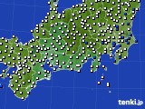 東海地方のアメダス実況(風向・風速)(2017年05月12日)