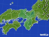 近畿地方のアメダス実況(降水量)(2017年05月13日)
