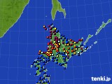 2017年05月13日の北海道地方のアメダス(日照時間)