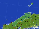 島根県のアメダス実況(日照時間)(2017年05月13日)