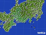 東海地方のアメダス実況(風向・風速)(2017年05月13日)
