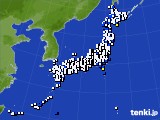2017年05月13日のアメダス(風向・風速)