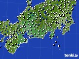 東海地方のアメダス実況(風向・風速)(2017年05月14日)