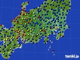 関東・甲信地方のアメダス実況(日照時間)(2017年05月15日)