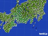東海地方のアメダス実況(風向・風速)(2017年05月15日)