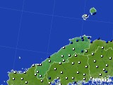 島根県のアメダス実況(風向・風速)(2017年05月15日)