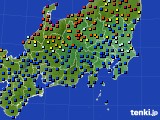 関東・甲信地方のアメダス実況(日照時間)(2017年05月16日)