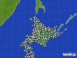 北海道地方のアメダス実況(気温)(2017年05月16日)