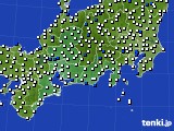 東海地方のアメダス実況(風向・風速)(2017年05月16日)