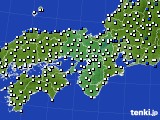 近畿地方のアメダス実況(風向・風速)(2017年05月16日)