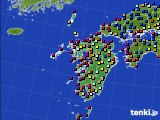 九州地方のアメダス実況(日照時間)(2017年05月17日)