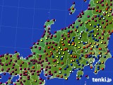 北陸地方のアメダス実況(日照時間)(2017年05月18日)