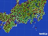 東海地方のアメダス実況(日照時間)(2017年05月18日)