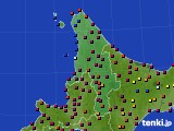 道北のアメダス実況(日照時間)(2017年05月18日)