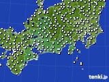 東海地方のアメダス実況(風向・風速)(2017年05月18日)