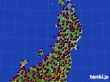 東北地方のアメダス実況(日照時間)(2017年05月19日)