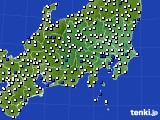関東・甲信地方のアメダス実況(風向・風速)(2017年05月19日)