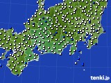 東海地方のアメダス実況(風向・風速)(2017年05月21日)