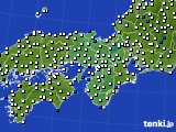 近畿地方のアメダス実況(風向・風速)(2017年05月21日)