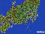 関東・甲信地方のアメダス実況(日照時間)(2017年05月22日)