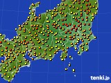 2017年05月22日の関東・甲信地方のアメダス(気温)