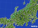 北陸地方のアメダス実況(風向・風速)(2017年05月22日)