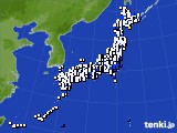 2017年05月23日のアメダス(風向・風速)