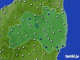 福島県のアメダス実況(風向・風速)(2017年05月23日)