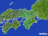 近畿地方のアメダス実況(降水量)(2017年05月24日)